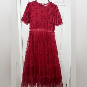 IVY CITY CO - Anastasia Dress Burgundy